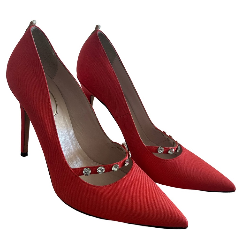 SJP coral 39/5 Pointed Toe Women's Shoes with Stones